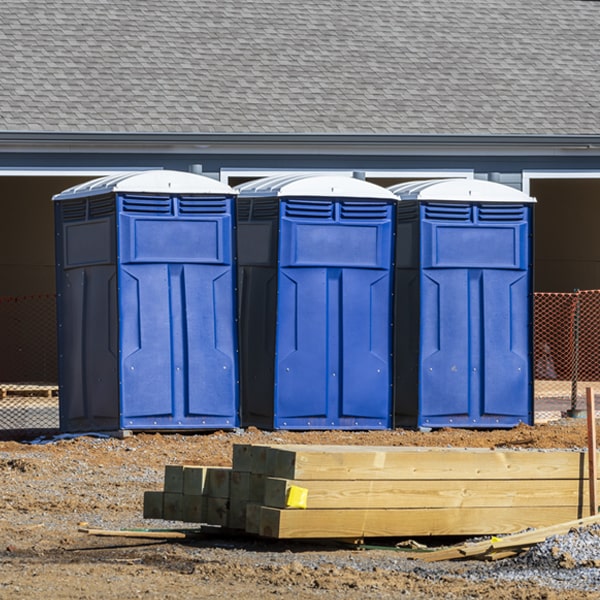 how many porta potties should i rent for my event in Orchard